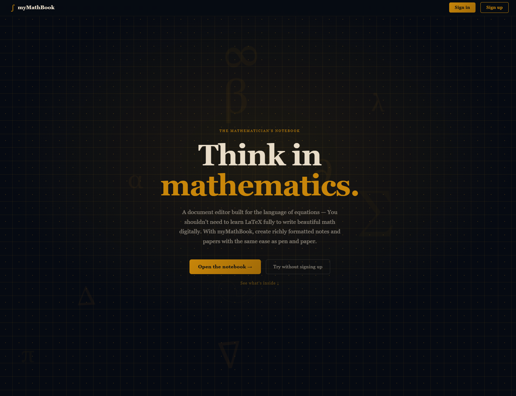 MyMathBook cover